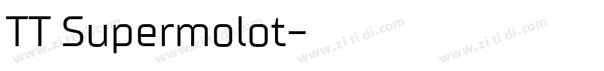 TT Supermolot字体转换